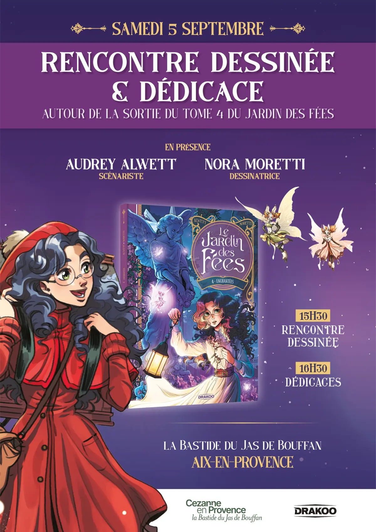 Lancement de la Bande Dessinée Le Jardin des Fées Tome 4