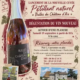 Lancement de la nouvelle cuvée au Château d'Aix