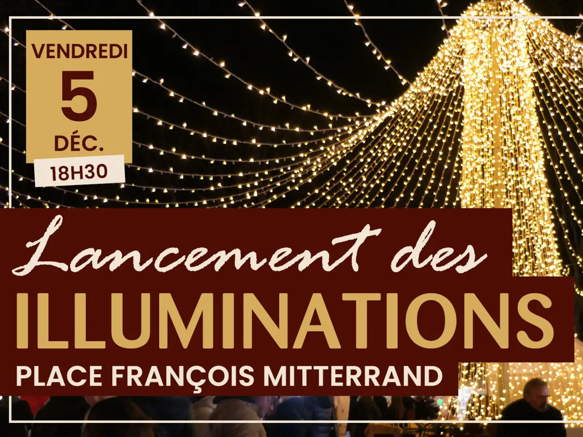Lancement des illuminations de Noël à Lisieux