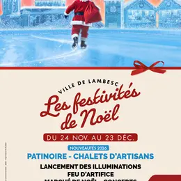 Lancement des illuminations de Noël et feu d'artifice