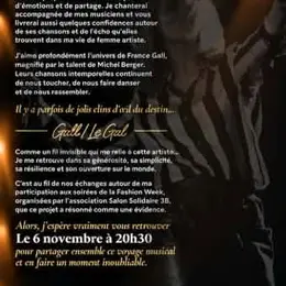 Laure Le Gal Chante France Gall