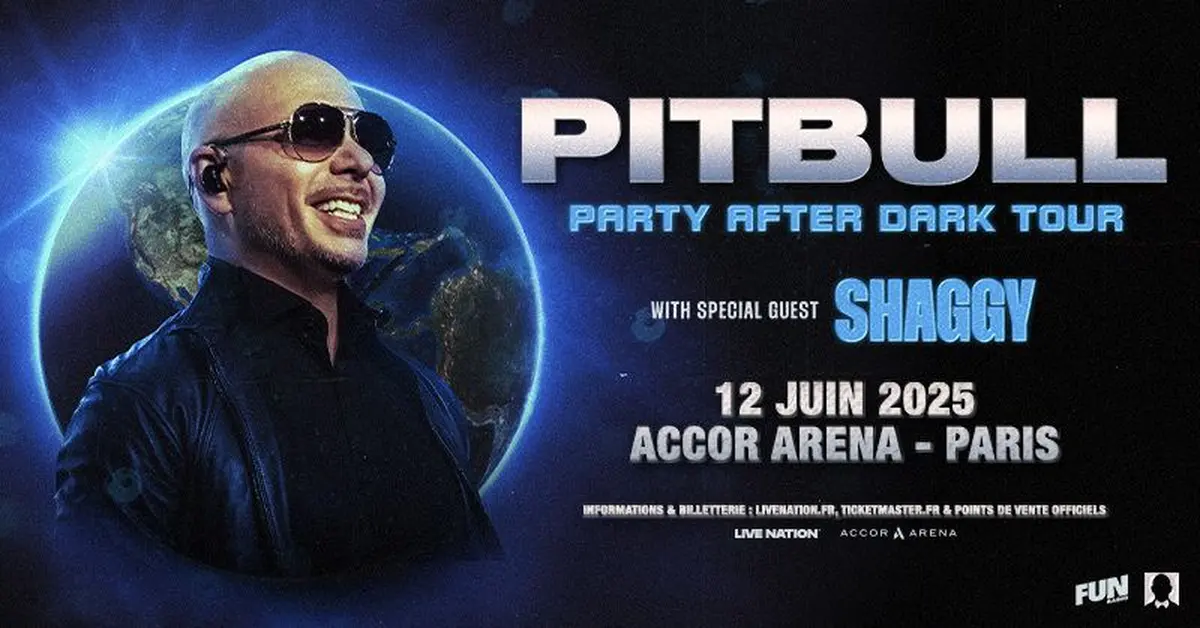 Le 12 juin 2025, Pitbull de retour à Paris !