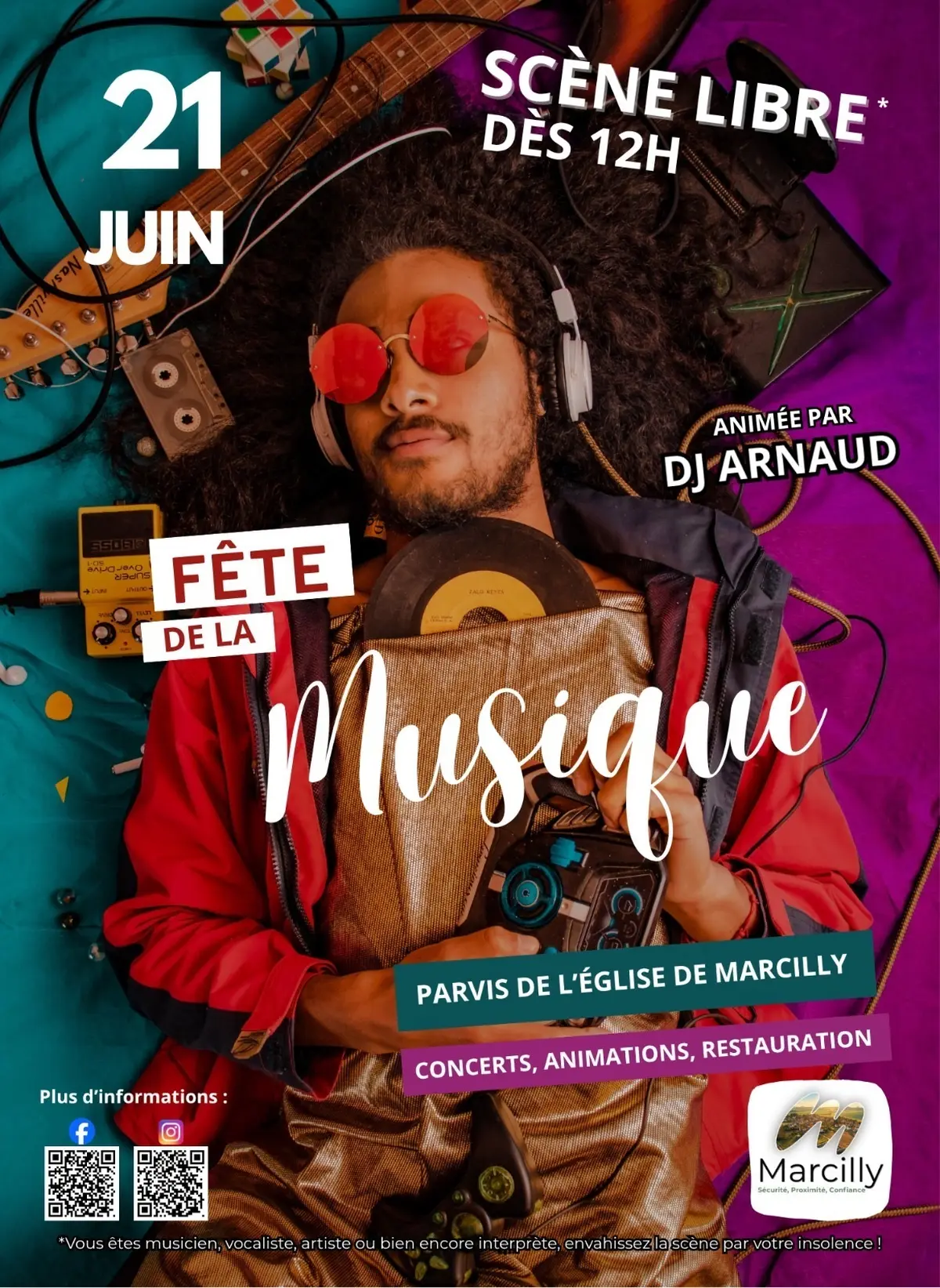 Le 21 juin, la musique se vit à Marcilly