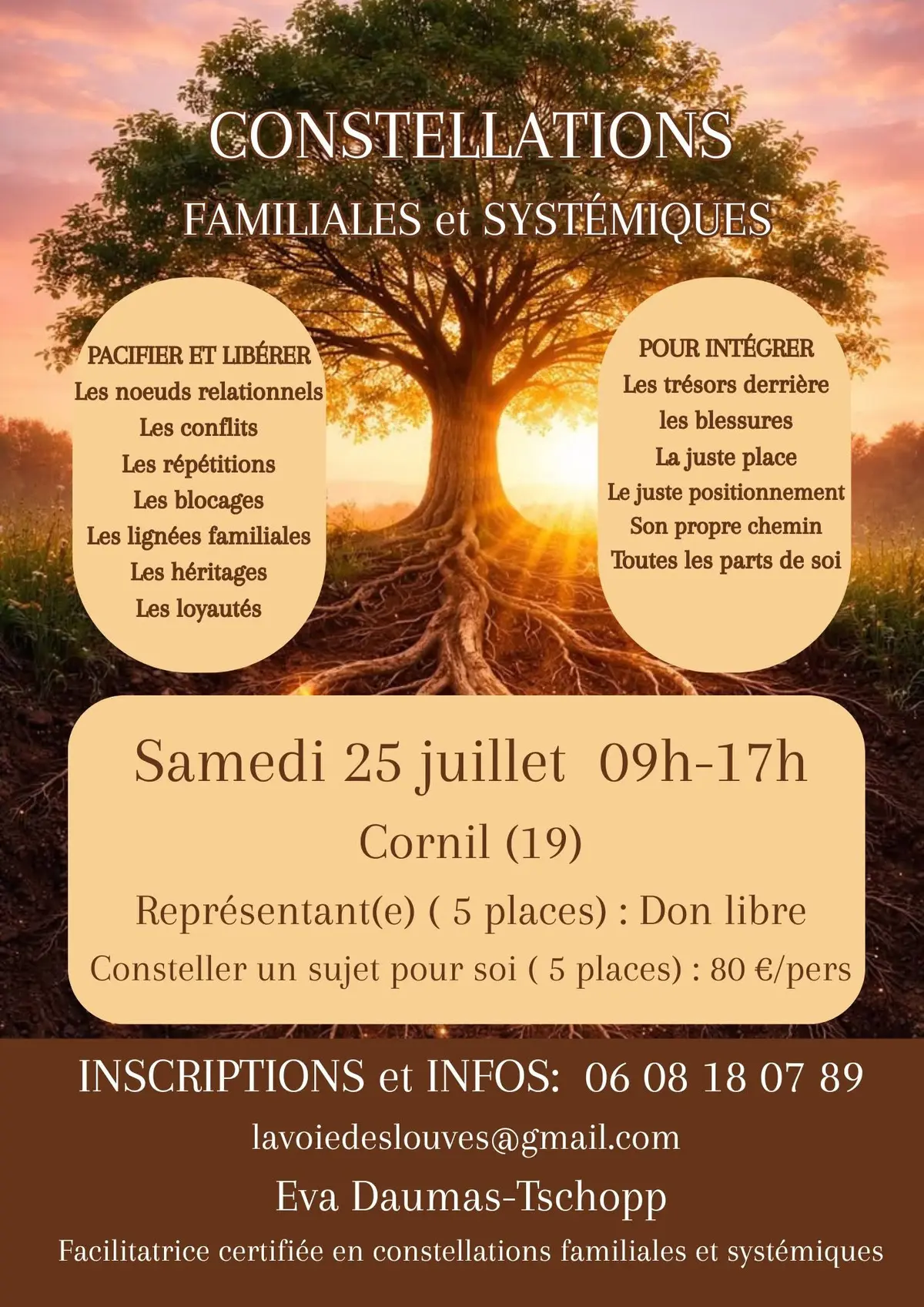 Le Battement d'Ailes : Journée de constellations familiales