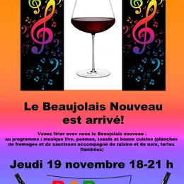 Le Beaujolais Nouveau est arrivé !