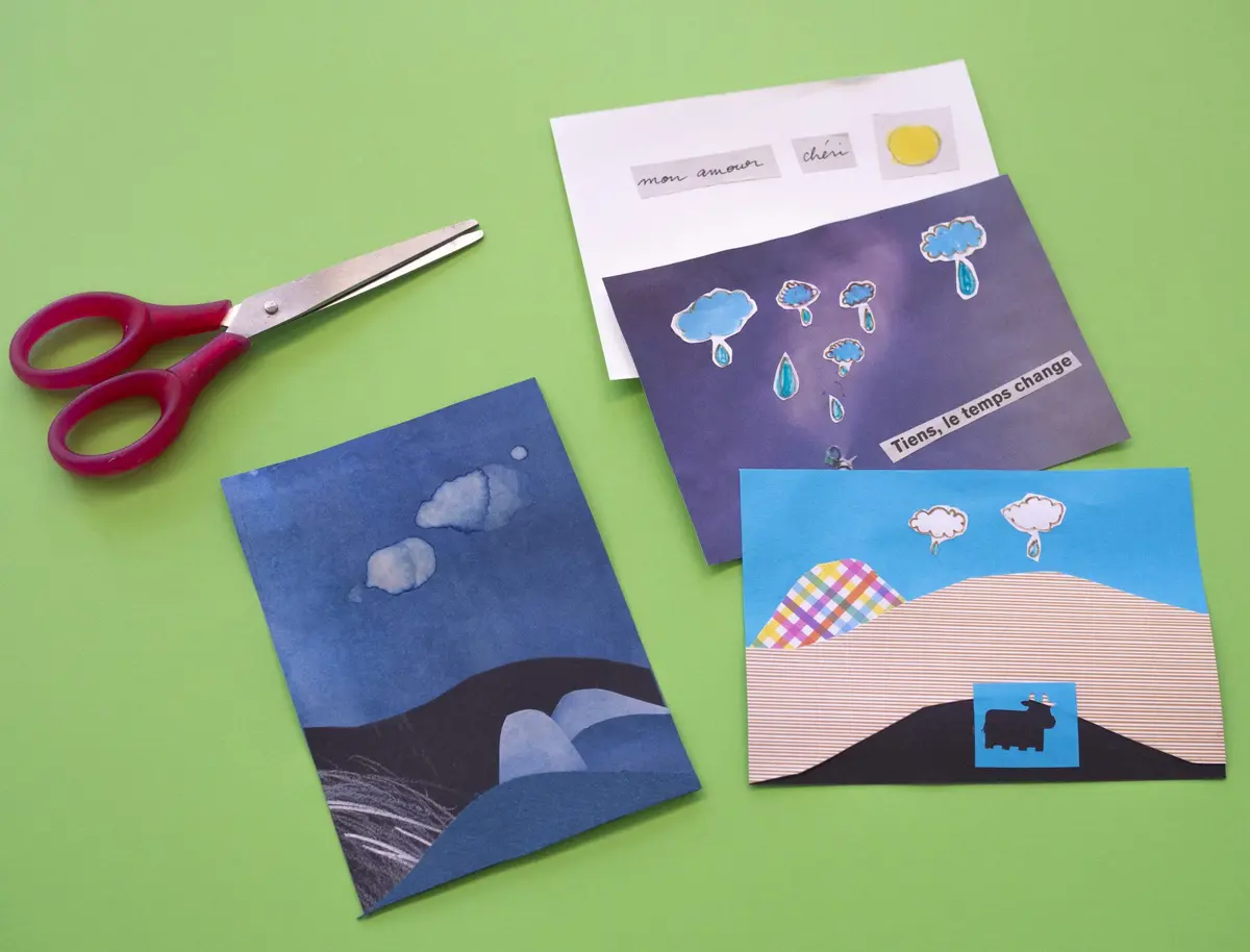 Le Bel été : Atelier Collage