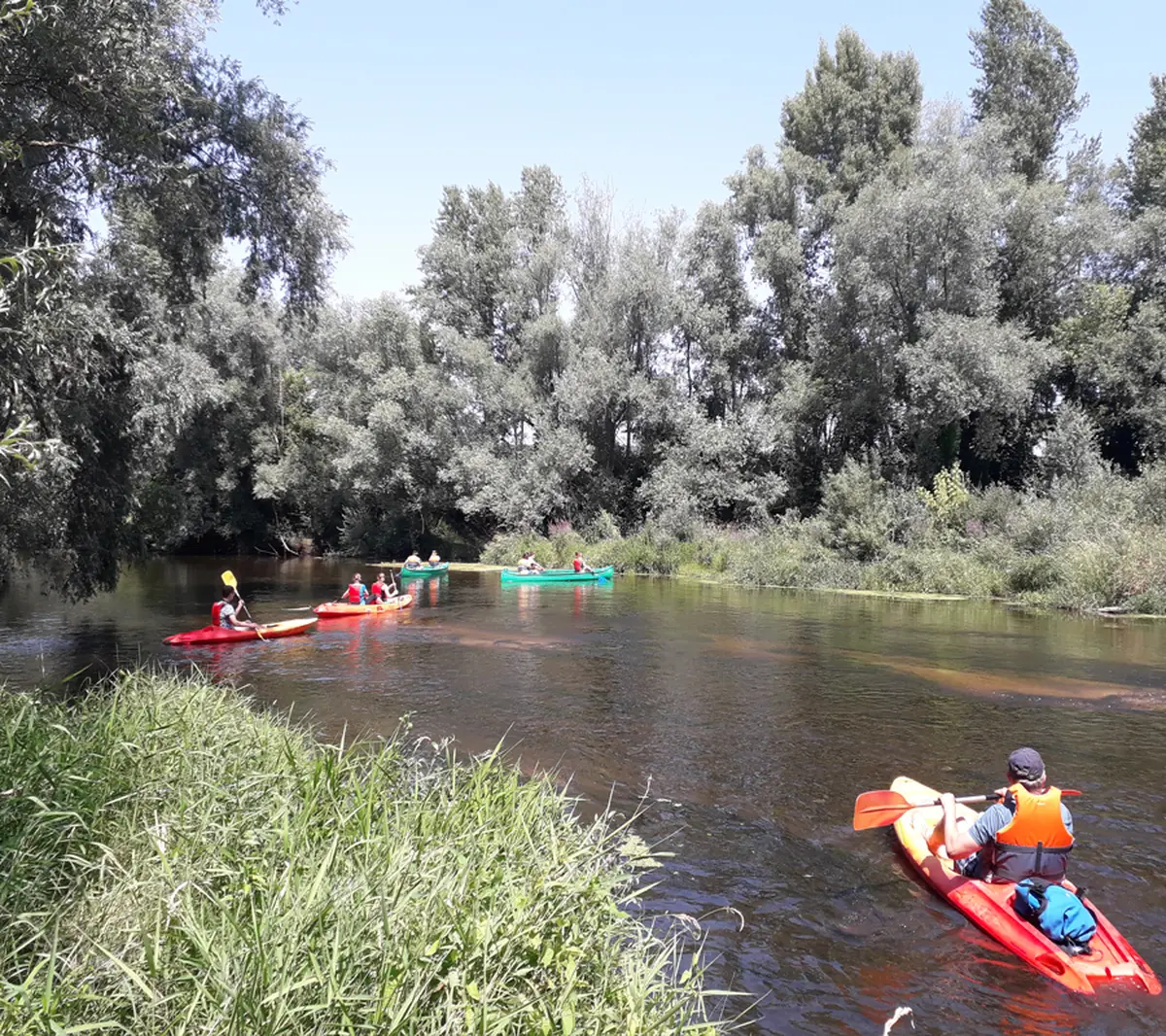 Le bocage de Noirlac en canoë