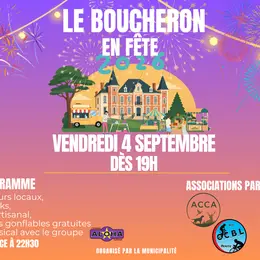 Le Boucheron en fête avec son feu d'artifice