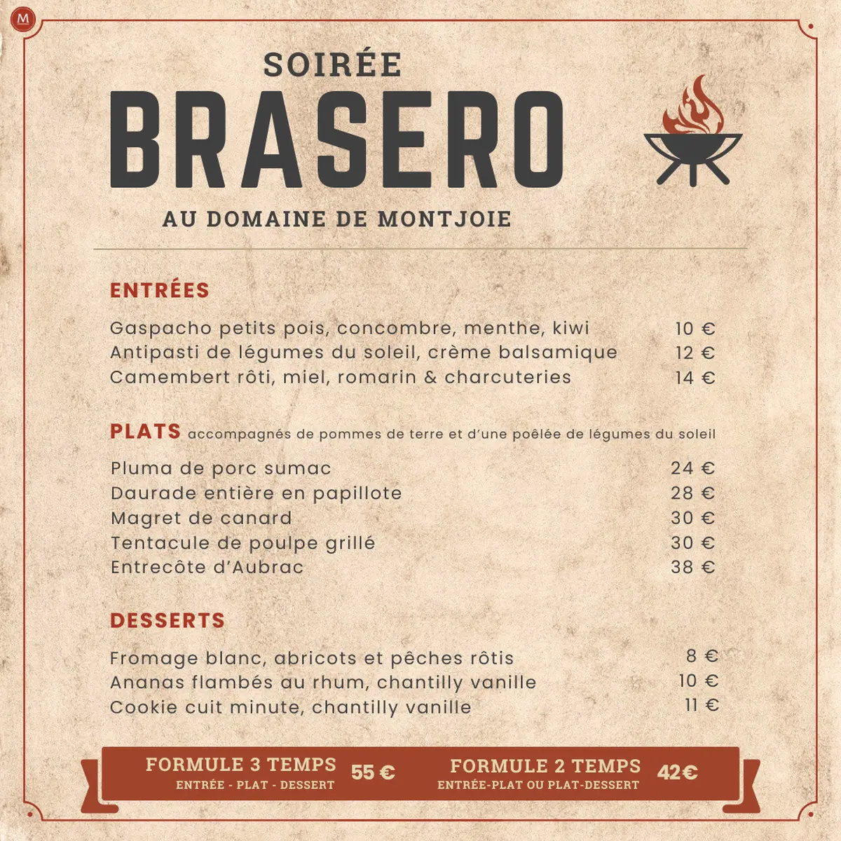 Le Brasero Fait Son Grand Retour à Montjoie L️‍