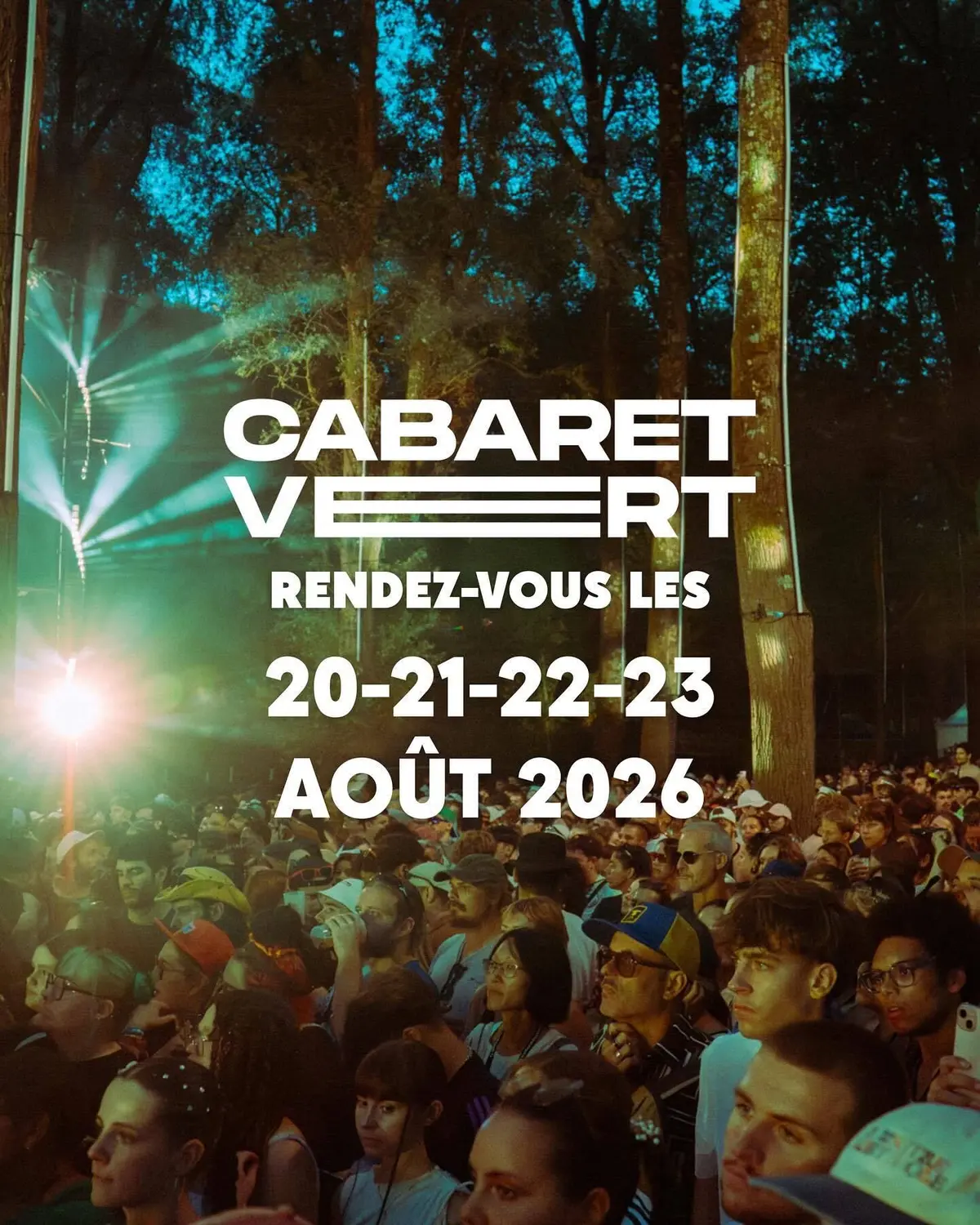 Les dates 2026 du Cabaret Vert