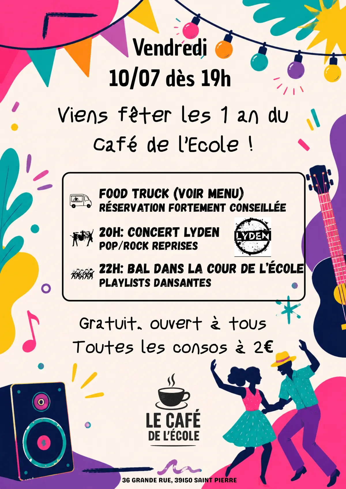 Le café de l'école fête ses 1 an