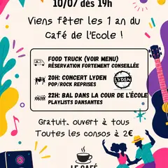 Le café de l'école fête ses 1 an