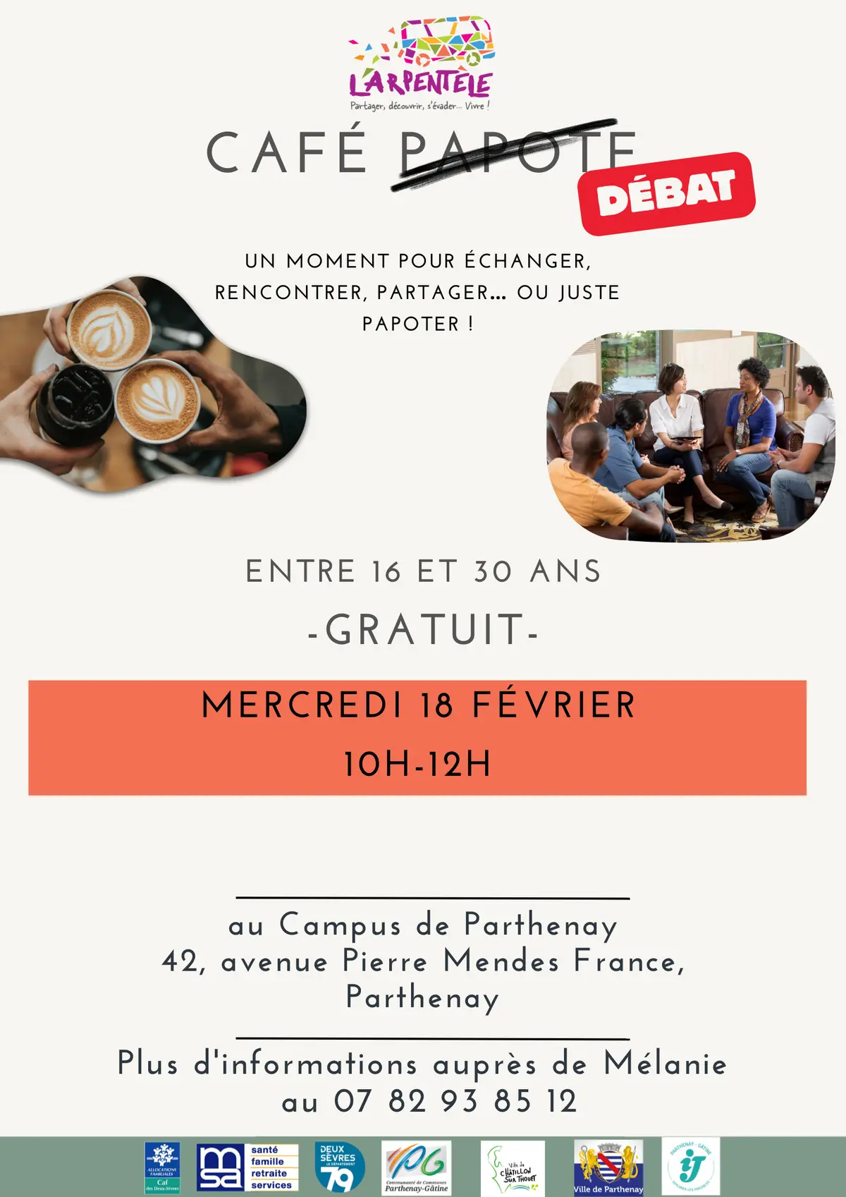 Le café papote devient un café débat
