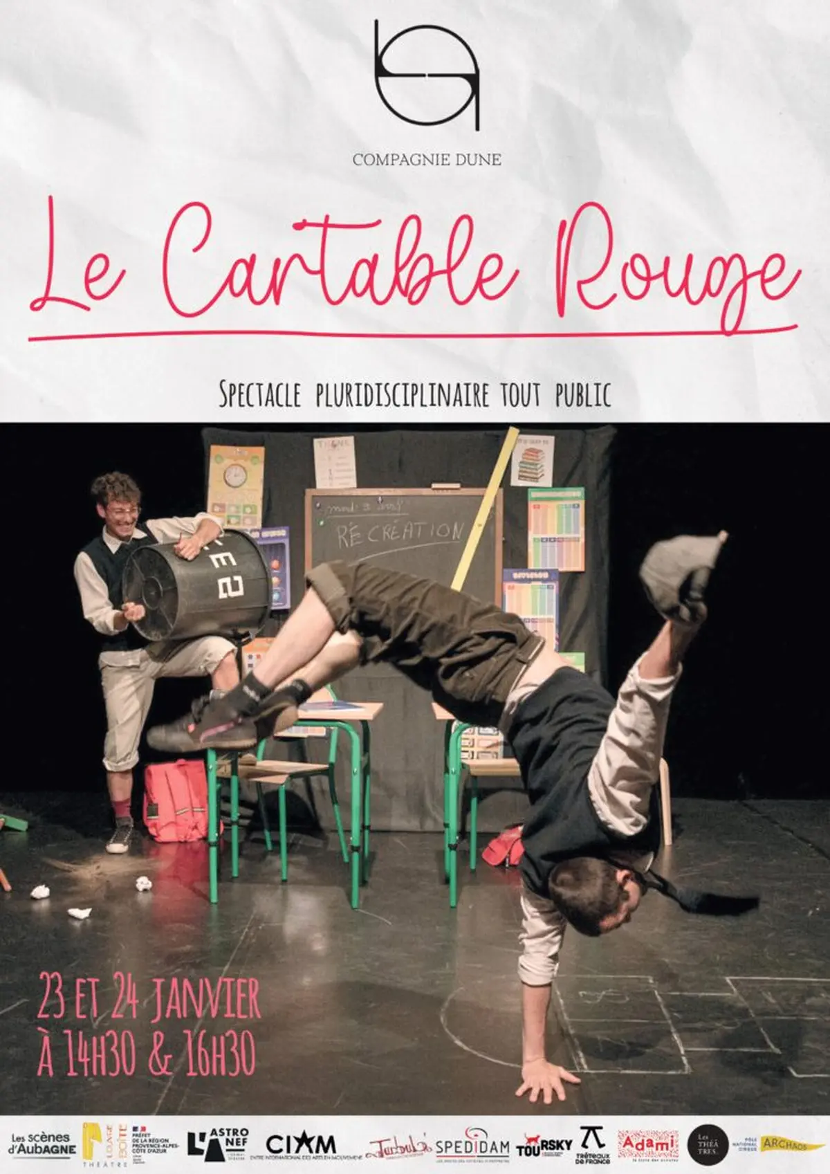 Le cartable rouge