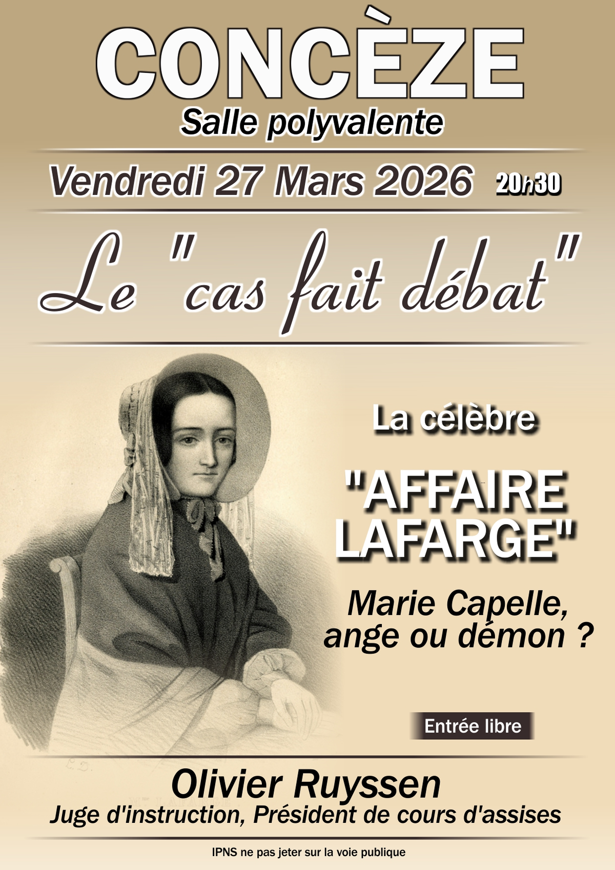 Le Cas Fait Débat : La célèbre Affaire Lafarge - Marie Capelle, ange ou démon ?