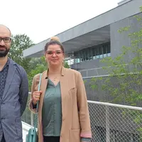 Jérémy Goltzéné, le directeur et Yasmin Ulrich des relations publiques : une team franco-allemande DR