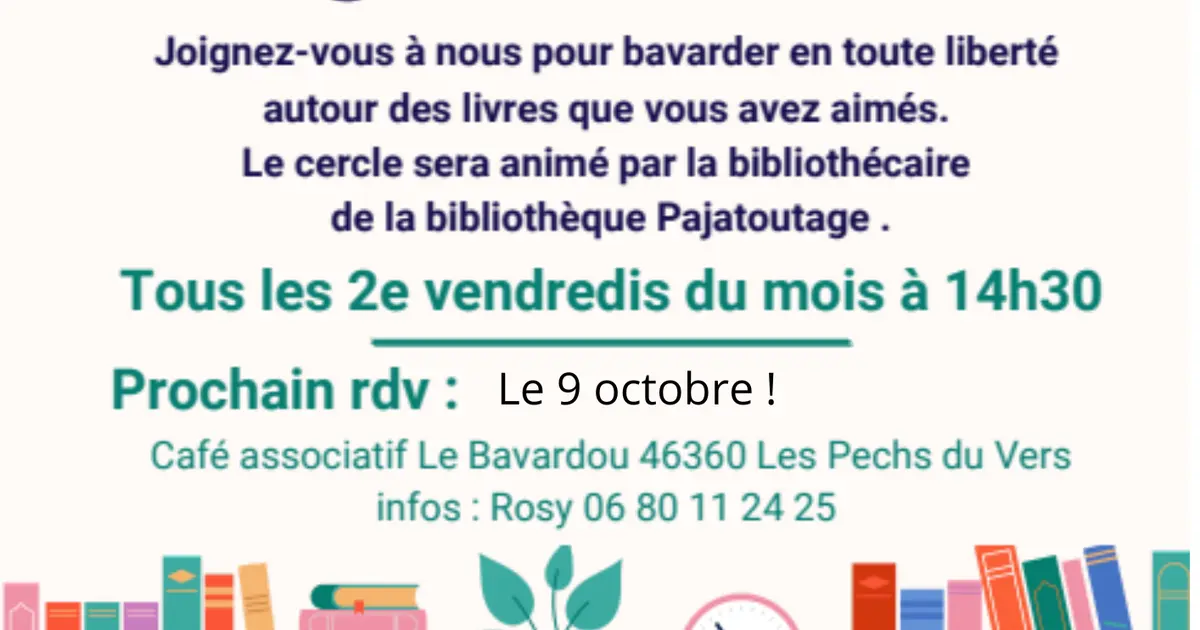 Le Cercle des Bavards - club de lecture du Bavardou