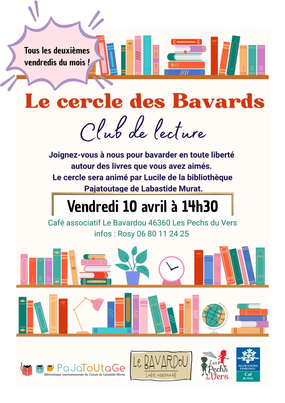 Le Cercle des Bavards - club de lecture du Bavardou