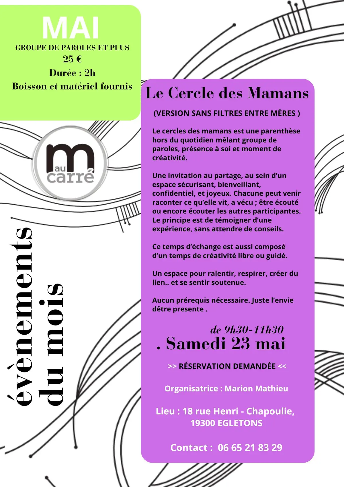 Le cercle des mamans