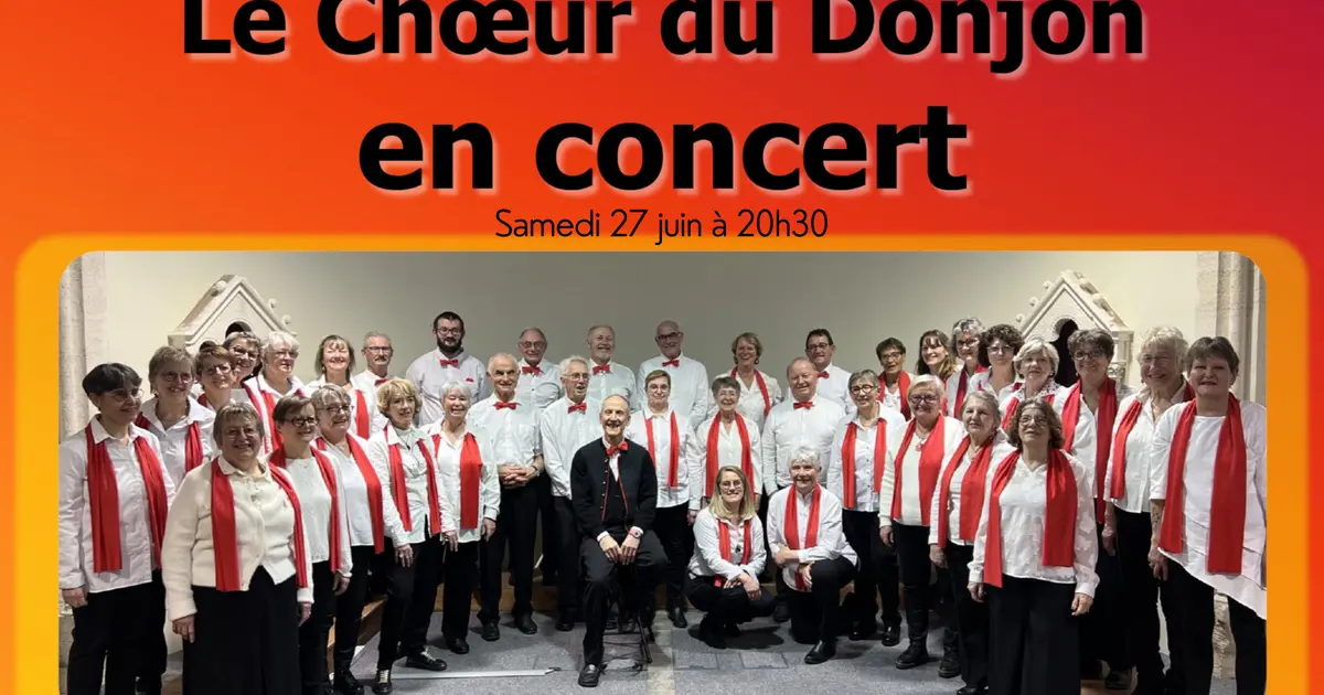 Le chœur du donjon en concert
