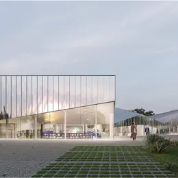 Le chantier de la nouvelle médiathèque Jean-Michel Barate