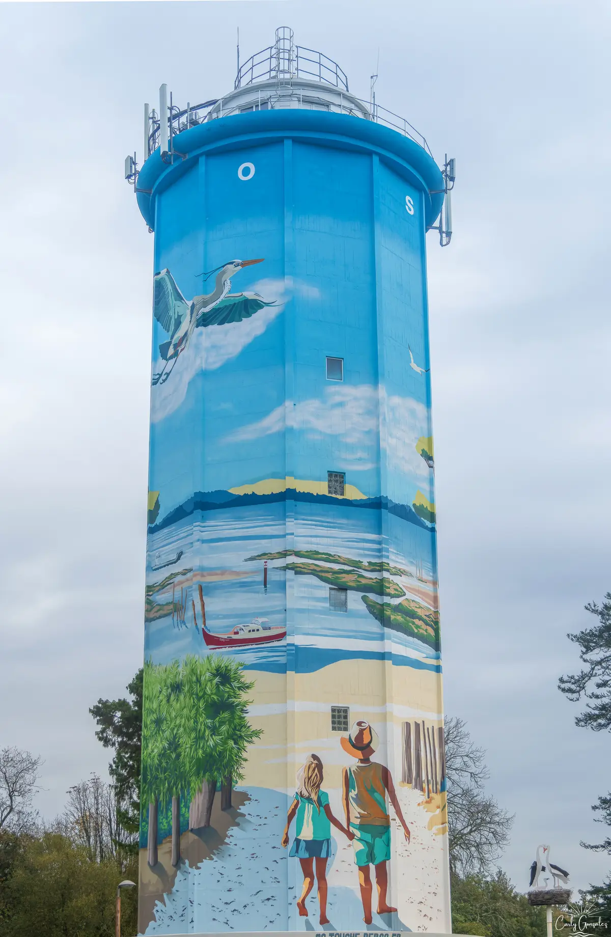 Le château d’eau d’Audenge, un géant aux secrets bien gardés