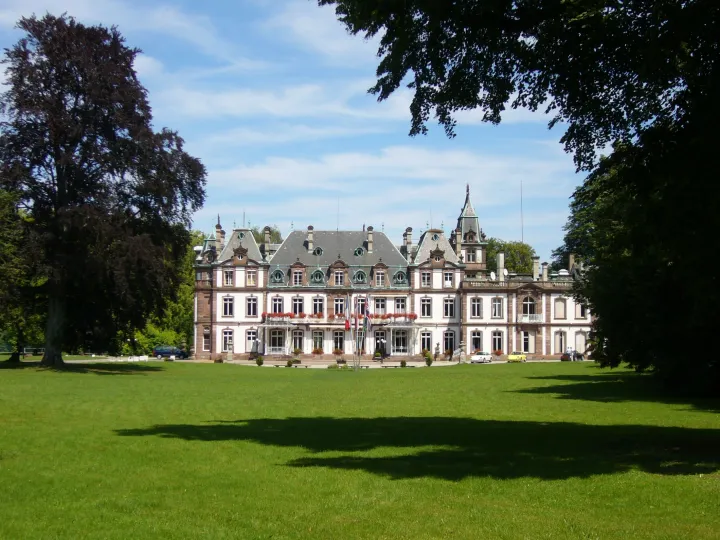 Le château de Pourtalès près de Strasbourg