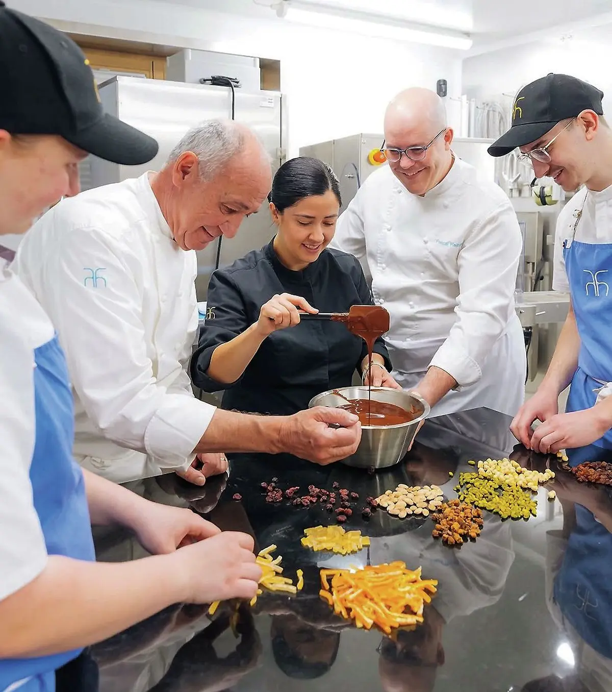 Marc Haeberlin, Pascal Hainigue et son épouse Jimena