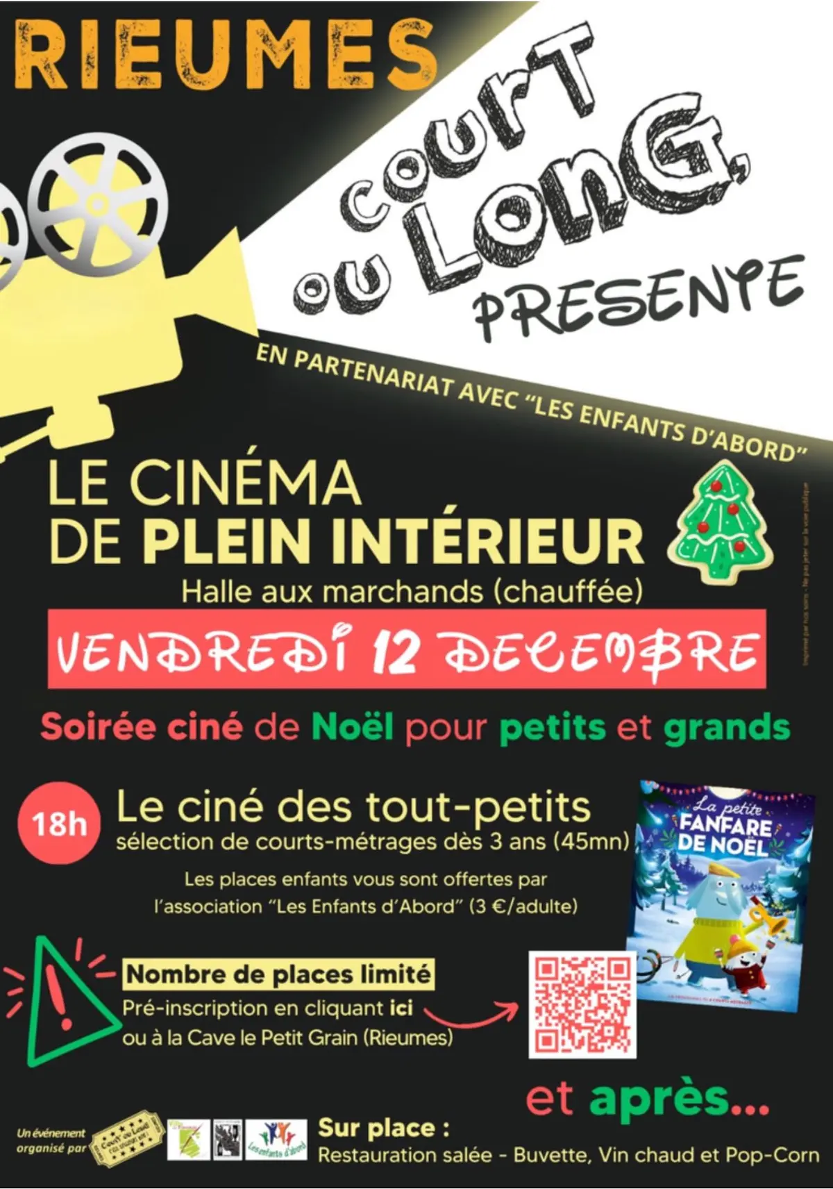 Le Cinéma De Plein Intérieur - Soirée Ciné De Noël Pour Petits Et Grands