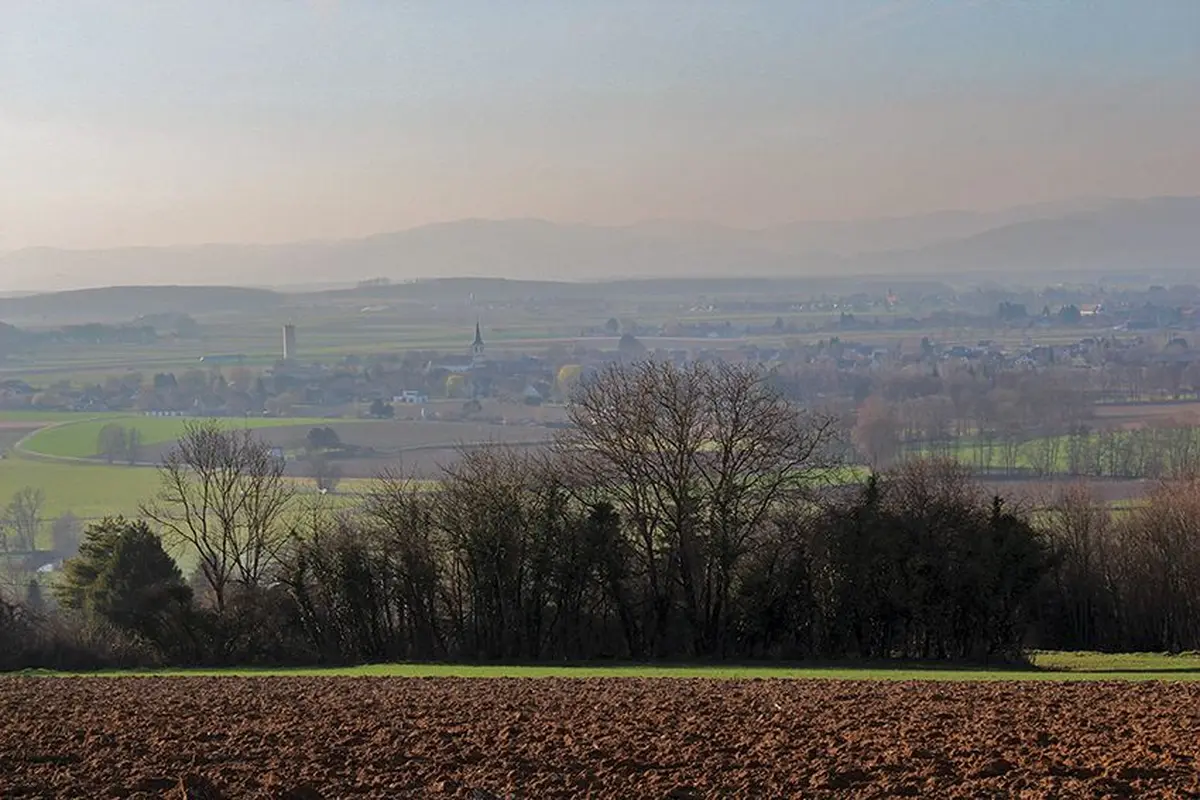 Point de vue sur la plaine