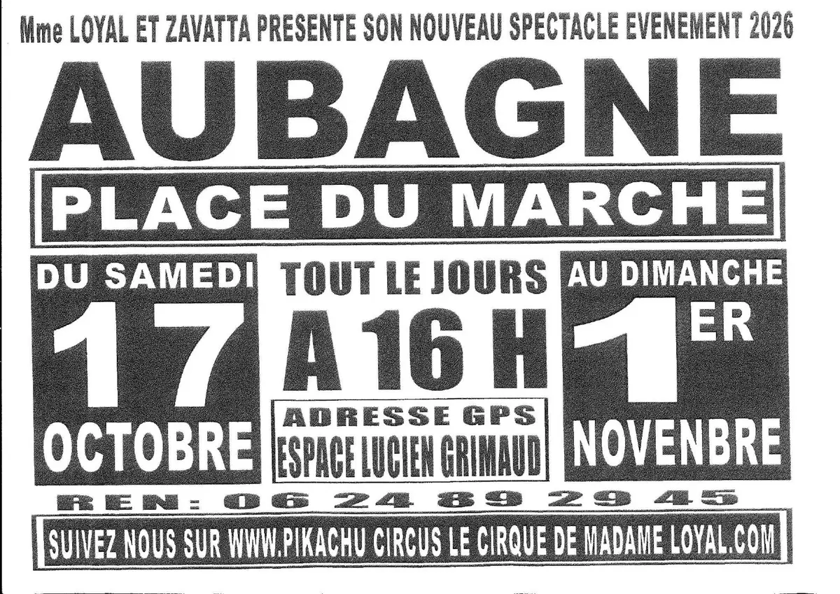 Le Cirque Zavatta présente le Cirque de Mme Loyal