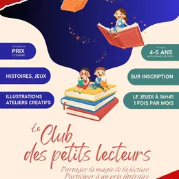 Le club des petits lecteurs à la Médiathèque de Mouriès