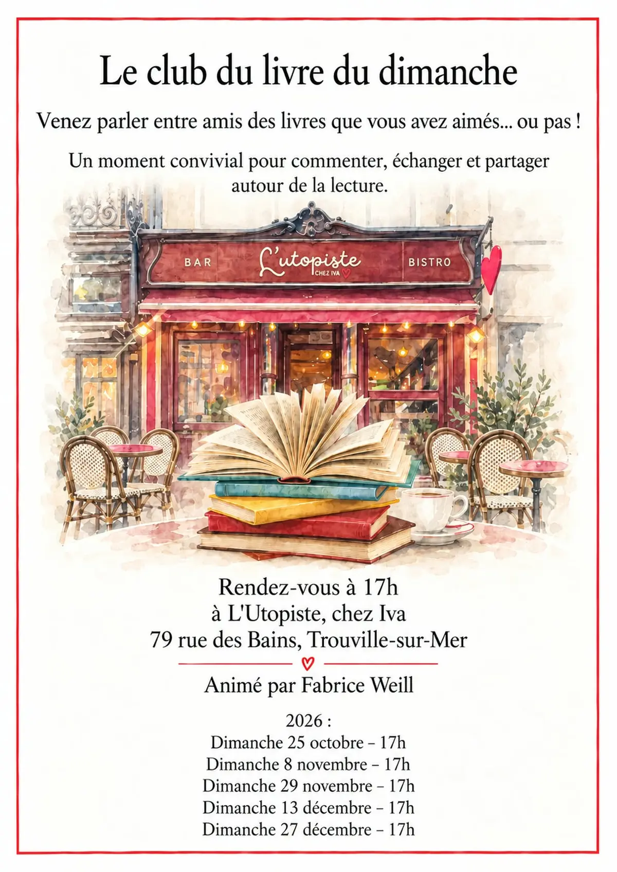 Le club du livre du dimanche