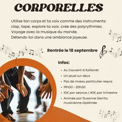 Le Couvent : Percussions Corporelles