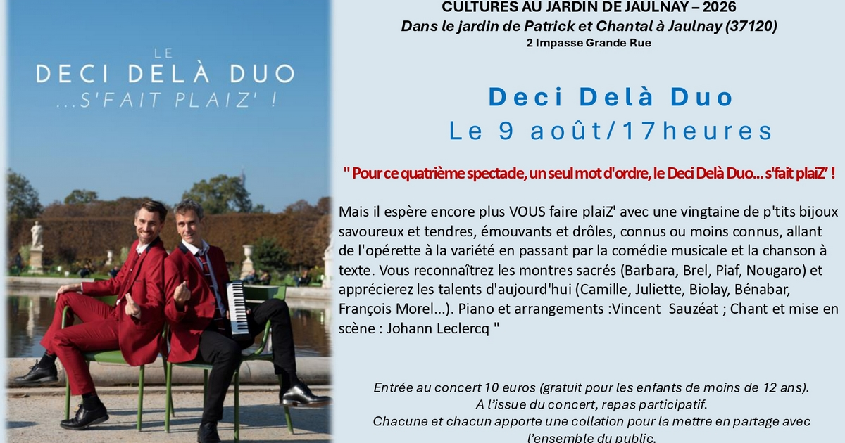 Le Deci Delà Duo... s'fait plaiZ' !