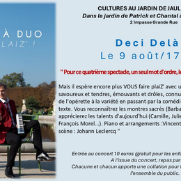 Le Deci Delà Duo... s'fait plaiZ' !