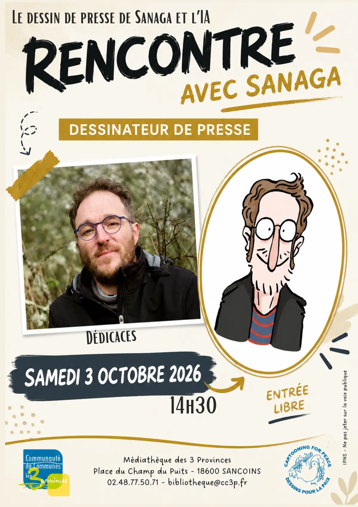 Le dessin de presse de Sanaga et l'IA : Rencontre avec Sanaga
