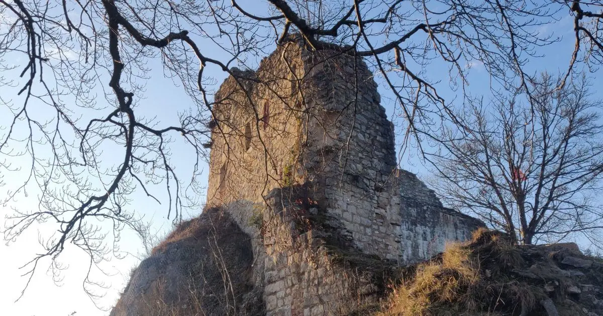Le donjon devenu un belvédère 