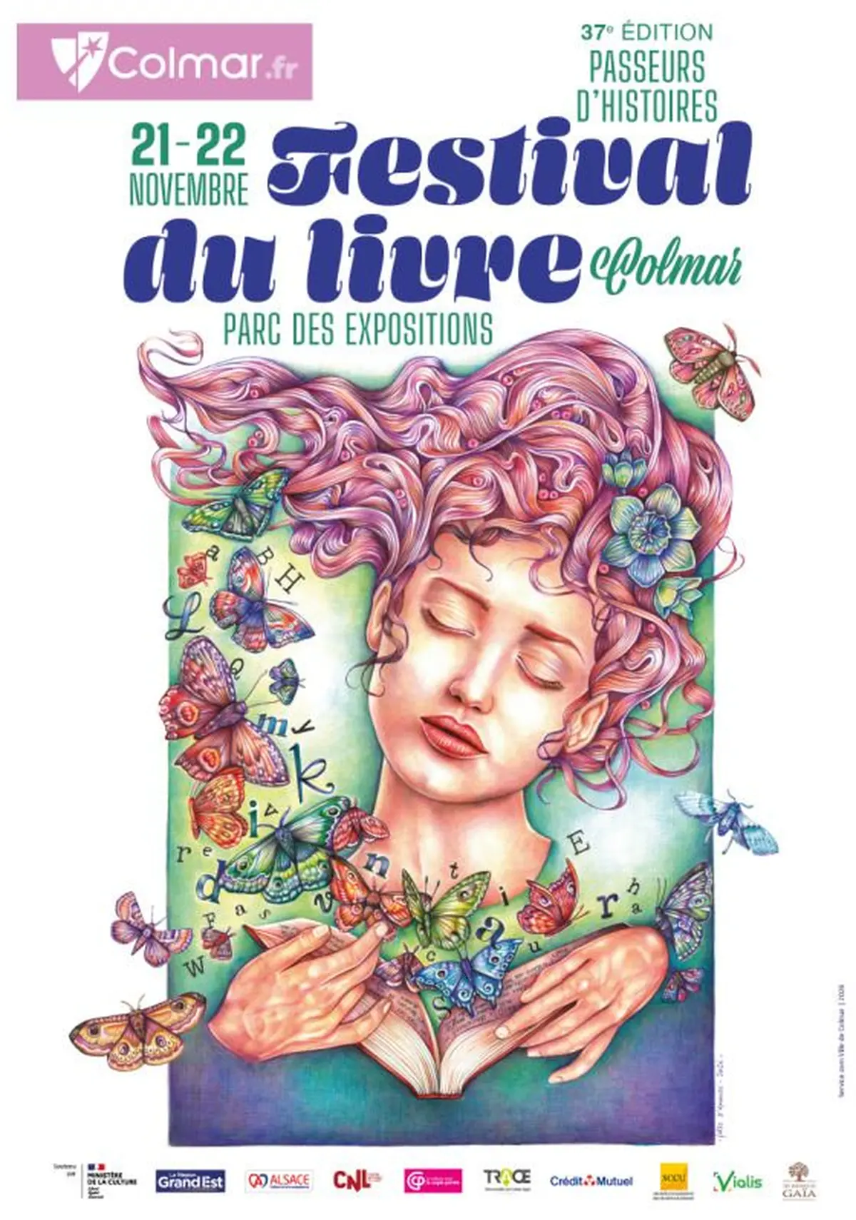 L'affiche 2026 du Festival du Livre