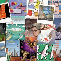 Les différentes affiches du Salon du livre de Colmar DR