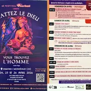 Le festival Voca-Lisent présente Grattez le dieu, vous trouvez l'homme