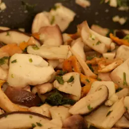 Le foie gras, cuisiné façon le Ried (aux cèpes)
