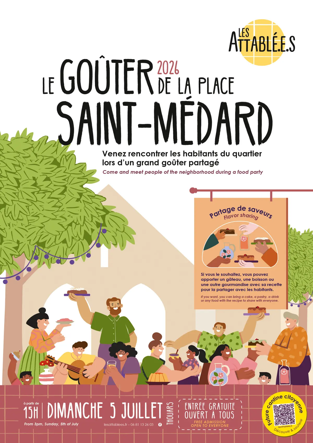 Le goûter de la place Saint Médard