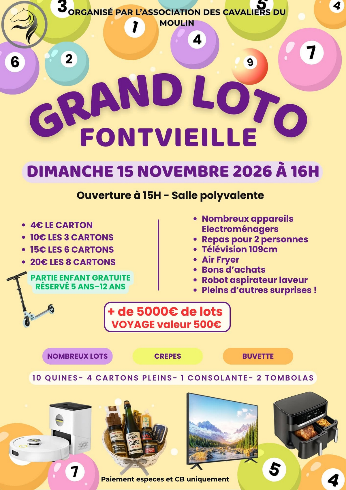 Le Grand Loto des Cavaliers du Moulin