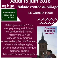 Le grand tour du village de Saint-Sixte - parcours journée pour Dame SIDONIE