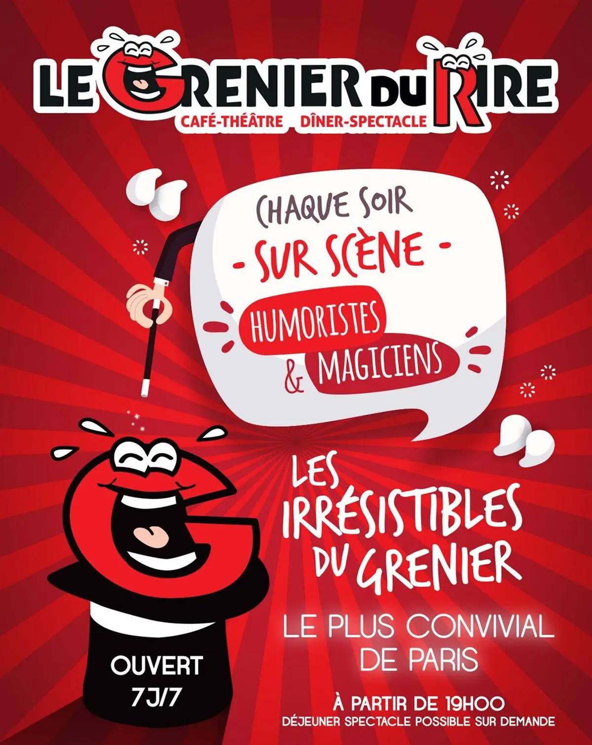 Le Grenier du Rire Dîner-spectacle