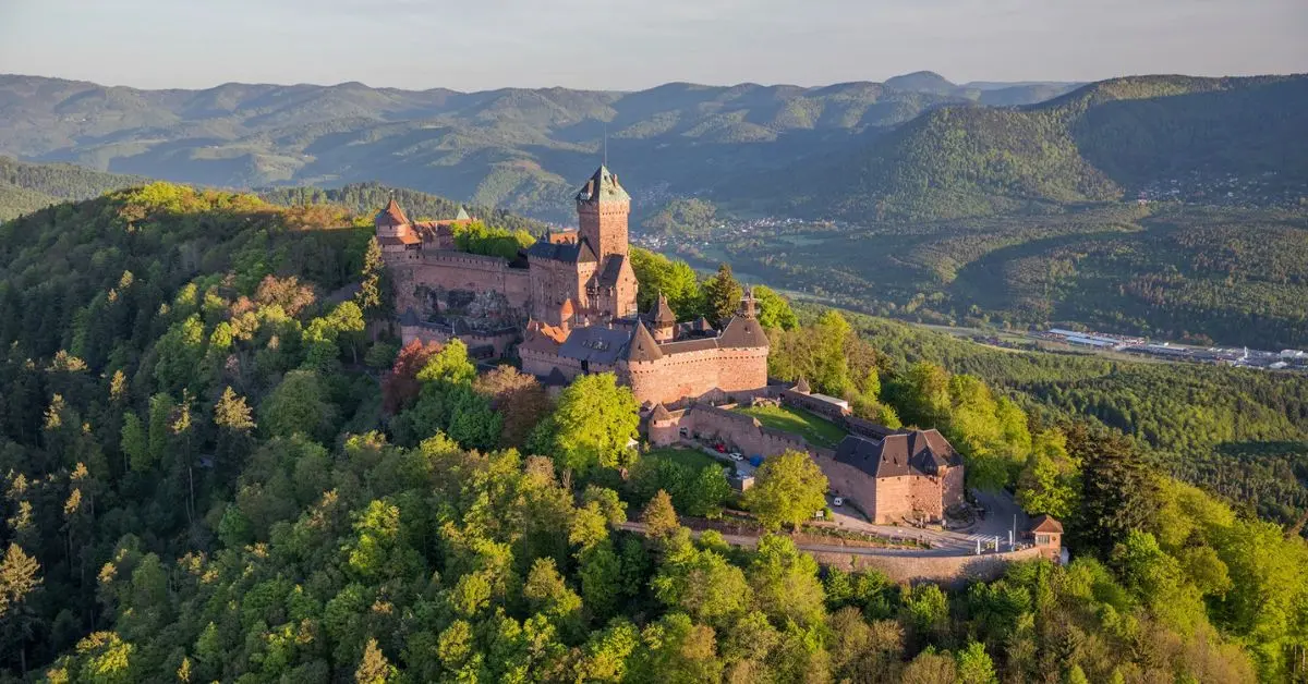 La côte du Haut-Koenigsbourg !