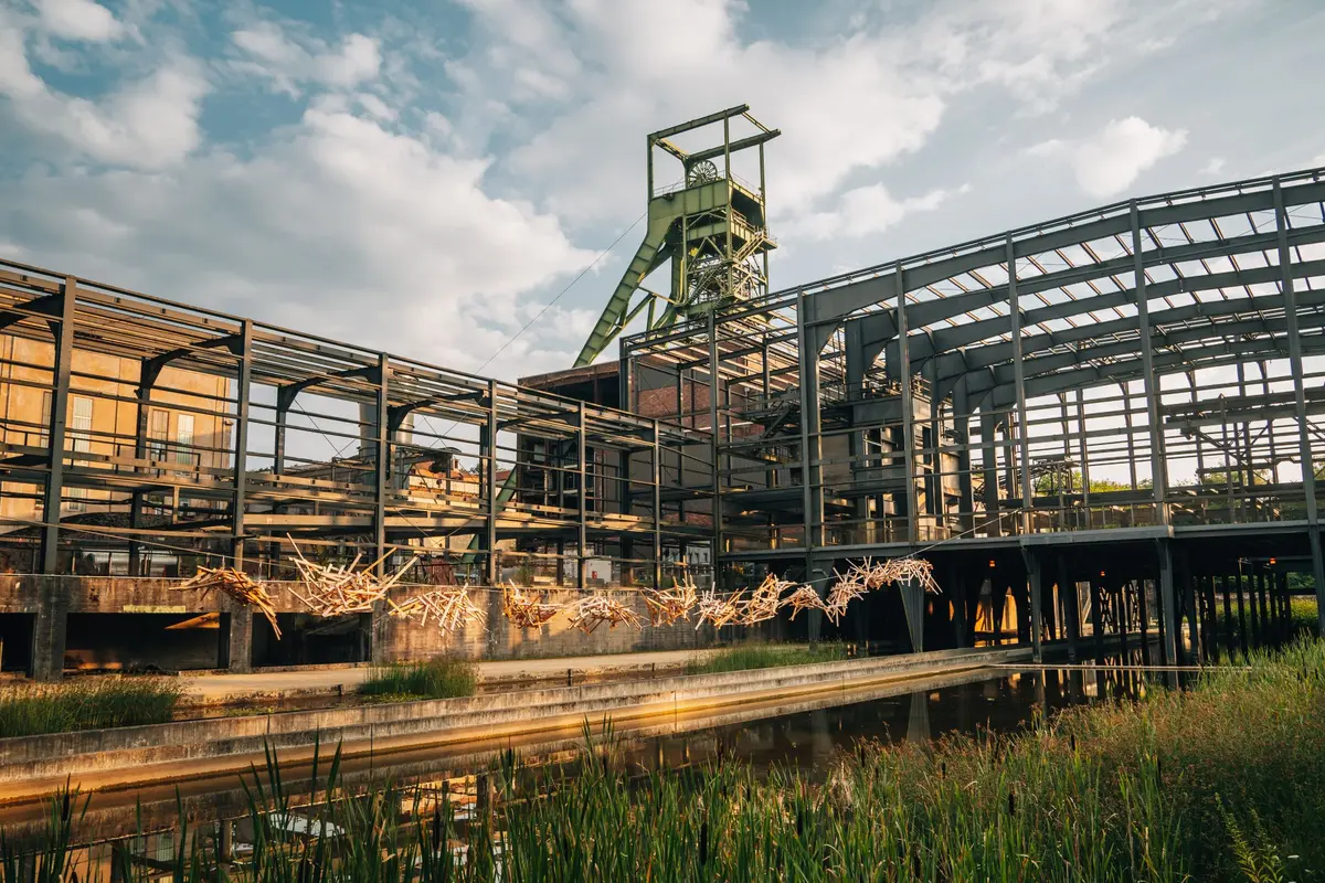 Le jardin d'eau du Erlebnisort Reden