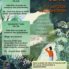 Le Jardin de la Santé chez Henri et Francine Hoff