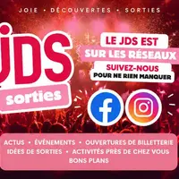 Le JDS arrive sur Facebook et Instagram : encore plus d’idées de sorties à découvrir chaque jour DR